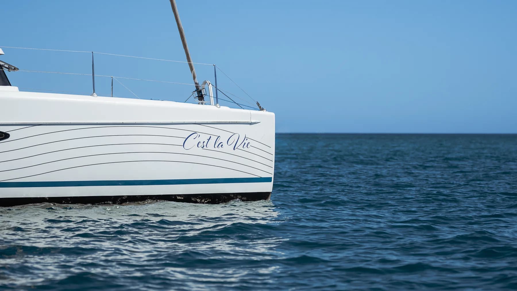 C'est La Vie private catamaran charter, Yacht Mauritius