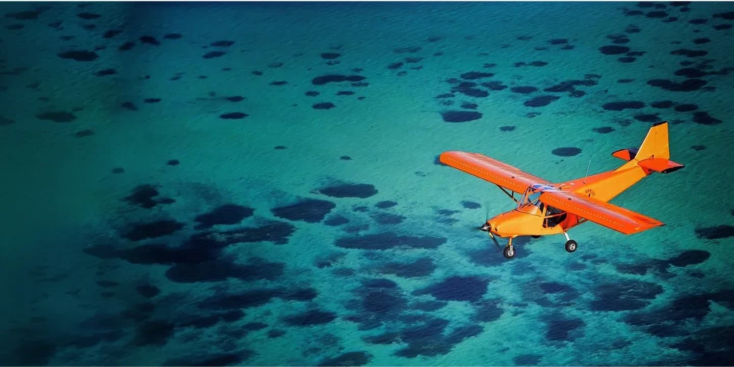 Microlight Flight from the Mon Loisir Airstrip