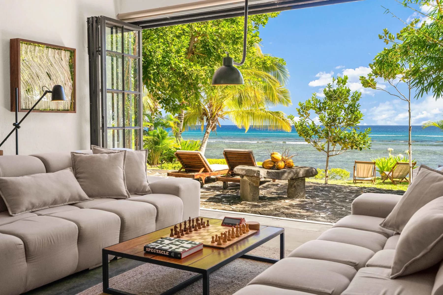 Cover photograph for Villa Kodama - Beachfront Artist Retreat.
