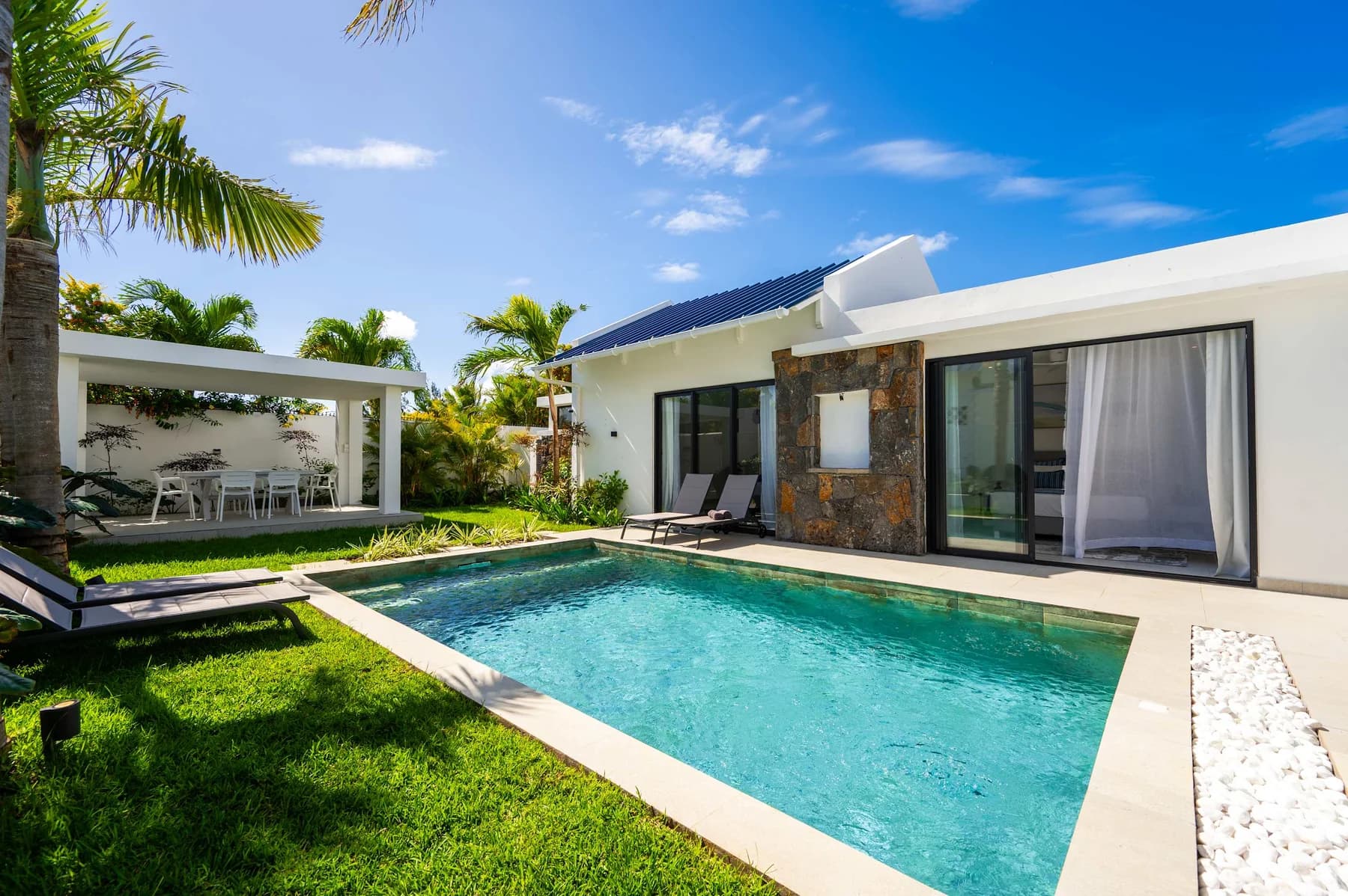 Cover photograph for Villa Solis - Elegant & Modern Private Pool Escape.